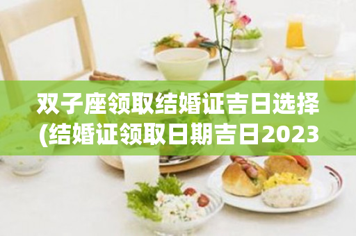 双子座领取结婚证吉日选择(结婚证领取日期吉日2023)