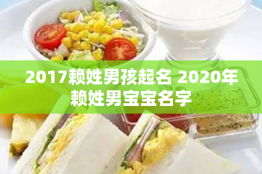 2017赖姓男孩起名 2020年赖姓男宝宝名字