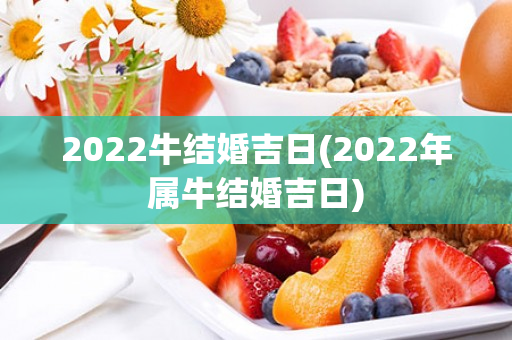 2022牛结婚吉日(2022年属牛结婚吉日)