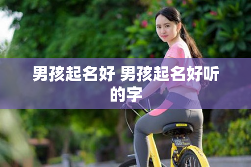 男孩起名好 男孩起名好听的字