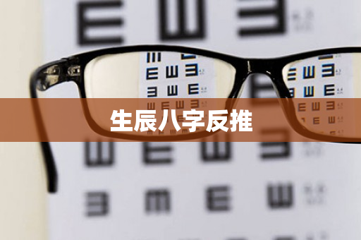 生辰八字反推