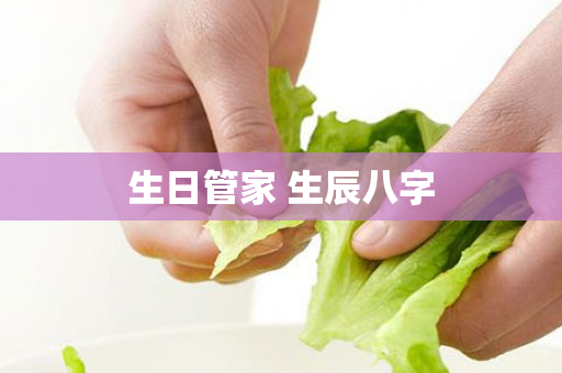 生日管家 生辰八字