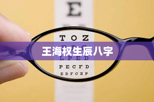 王海权生辰八字