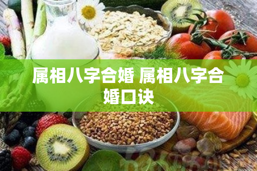 属相八字合婚 属相八字合婚口诀