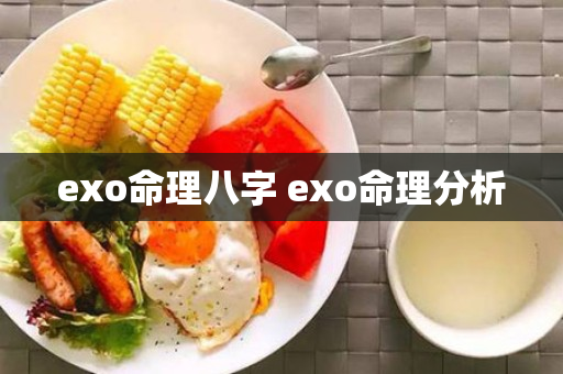 exo命理八字 exo命理分析