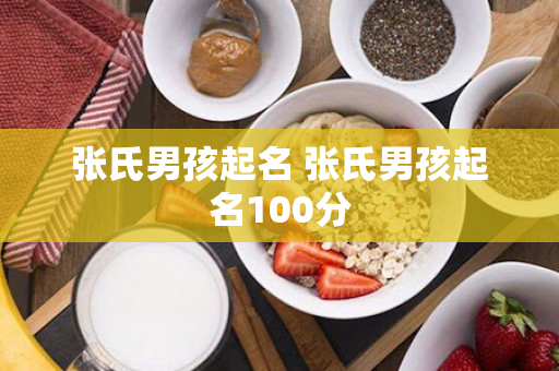 张氏男孩起名 张氏男孩起名100分