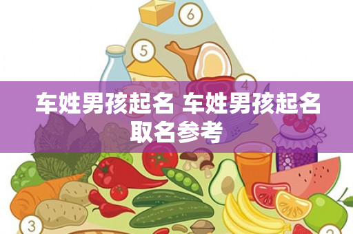 车姓男孩起名 车姓男孩起名取名参考
