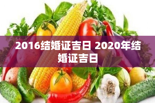 2016结婚证吉日 2020年结婚证吉日