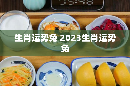 生肖运势兔 2023生肖运势兔