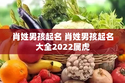 肖姓男孩起名 肖姓男孩起名大全2022属虎