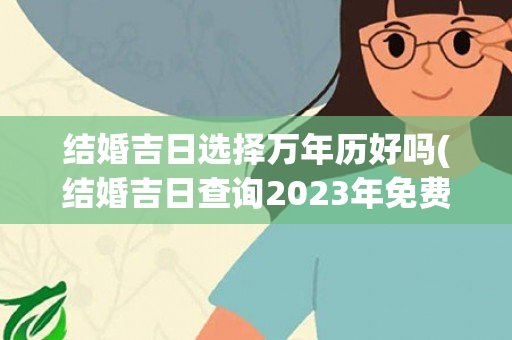 结婚吉日选择万年历好吗(结婚吉日查询2023年免费算)