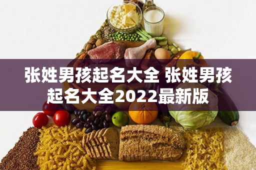 张姓男孩起名大全 张姓男孩起名大全2022最新版