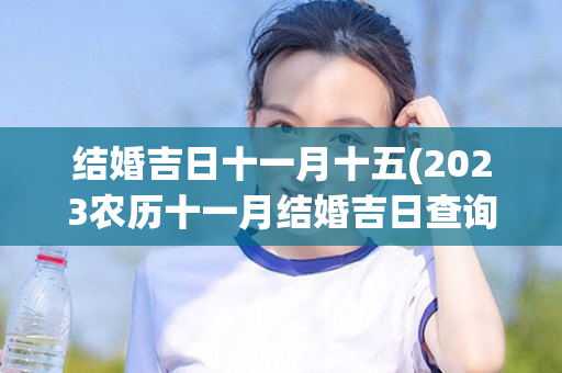 结婚吉日十一月十五(2023农历十一月结婚吉日查询)