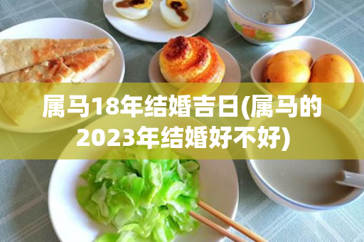 属马18年结婚吉日(属马的2023年结婚好不好)