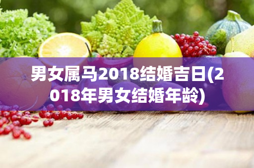 男女属马2018结婚吉日(2018年男女结婚年龄)