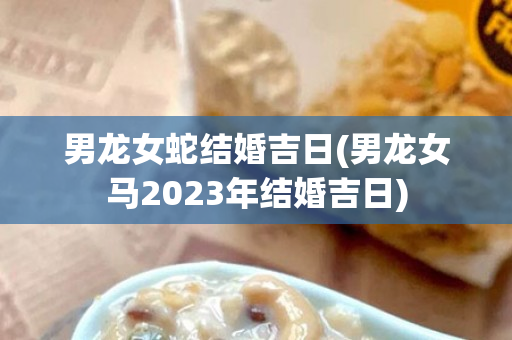 男龙女蛇结婚吉日(男龙女马2023年结婚吉日)