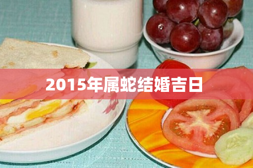 2015年属蛇结婚吉日 