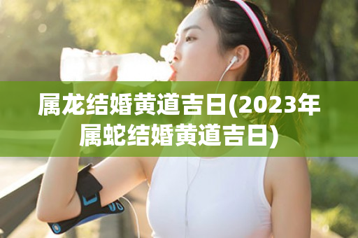 属龙结婚黄道吉日(2023年属蛇结婚黄道吉日)